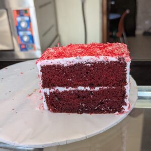 red velvet slice